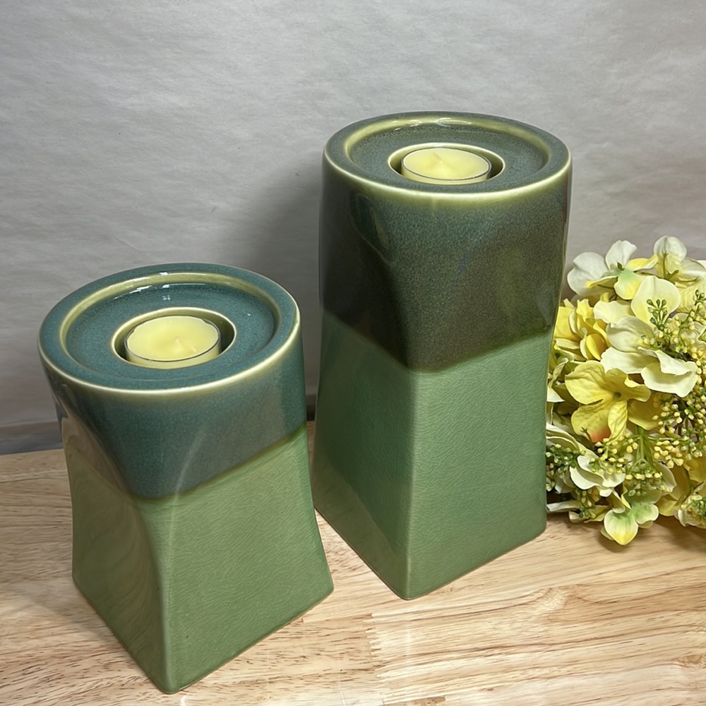 PARTYLITE NATURES GARDEN VERSATILE VINTAGE TEA-LIGHT/BALL, PILLAR CANDLE HOLDER